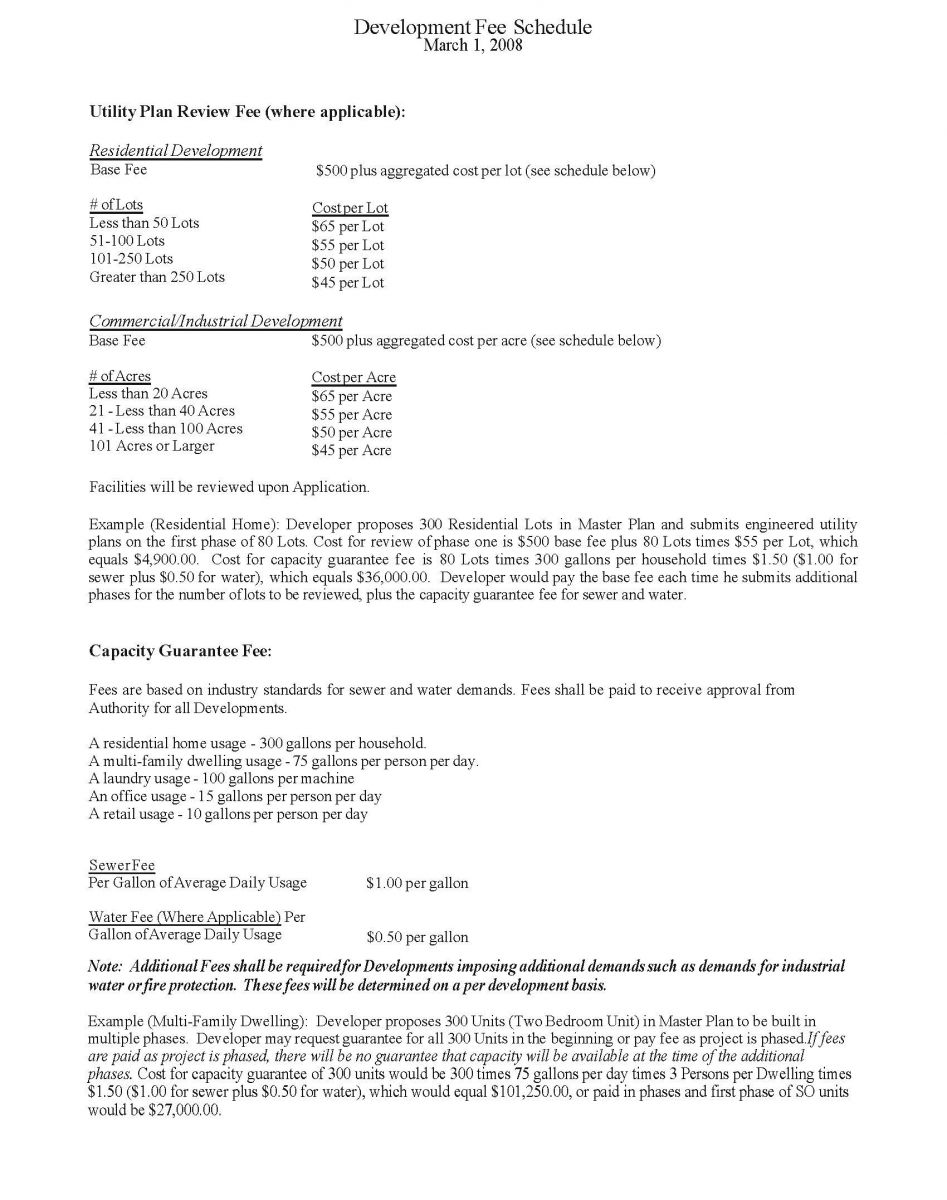 Rates & Policies Jackson County Utility Authority