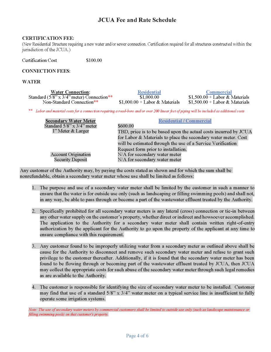 FY-2024 Appendix A Fees and Rates Page 4